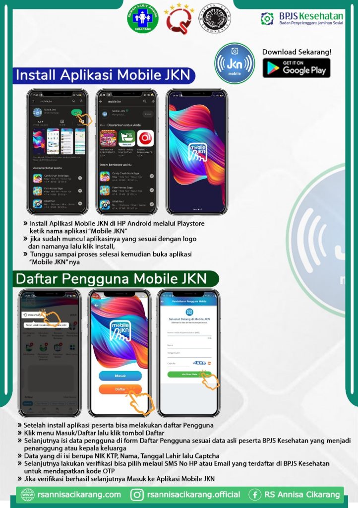 Rs Terdekat : Langkah-Langkah Cara Membuat Akun Aplikasi Mobile JKN