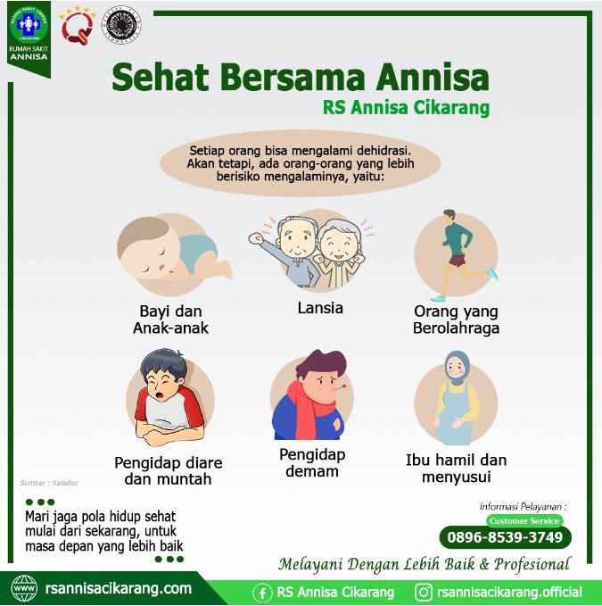 RS Terdekat : Manfaat Air Putih dan Cegah Dehidrasi
